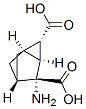 Tricyclo[2.2.1.02,6]heptane-1,3-dicarboxylic acid, 3-amino-, (1R,2S,3R,4R,6R)- (9CI) Structure