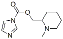 1H-Imidazole-1-carboxylicacid,(1-methyl-2-piperidinyl)methylester(9CI) Structure