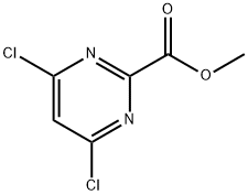 4,6-二氯-2-嘧啶羧酸甲酯 结构式