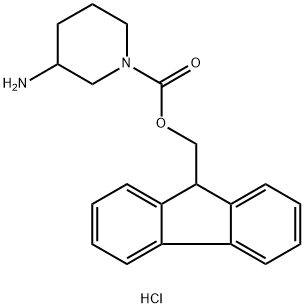 3-AMINO-1-N-FMOC-PIPERIDINE HYDROCHLORIDE
 Structure