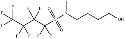 1,1,2,2,3,3,4,4,4-NONAFLUORO-N-(4-HYDROXYBUTYL)-N-METHYLBUTANE-1-SULPHONAMIDE 结构式