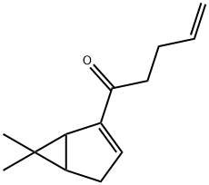 1-(6,6-ジメチルビシクロ[3.1.0]ヘキサ-2-エン-2-イル)-4-ペンテン-1-オン 化学構造式