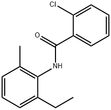 2-chloro-N-(2-ethyl-6-methylphenyl)benzamide Struktur