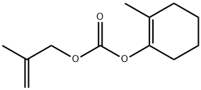 Carbonic acid, 2-methyl-1-cyclohexen-1-yl 2-methyl-2-propenyl ester (9CI) Structure