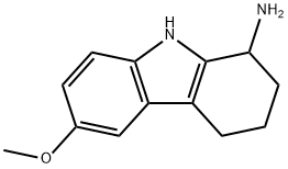 2,3,4,9-tetrahydro-6-methoxy-1H-carbazol-1-amine Structure