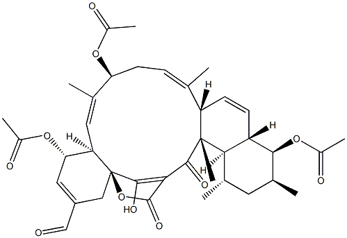 Antibiotic F2 triacetate Struktur
