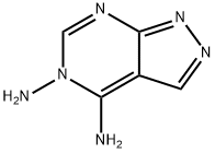 5H-Pyrazolo[3,4-d]pyrimidine-4,5-diamine(9CI) 结构式