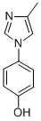 4-(4-METHYL-1H-IMIDAZOL-1-YL)PHENOL 结构式