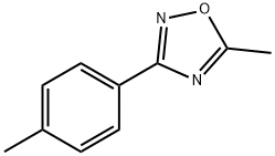 5-METHYL-3-P-TOLYL-1,2,4-OXADIAZOLE, 81386-30-3, 结构式
