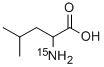 DL-亮氨酸-15N 结构式