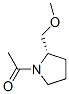 Pyrrolidine, 1-acetyl-2-(methoxymethyl)-, (2S)- (9CI) Structure
