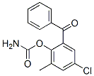 (2-benzoyl-4-chloro-6-methyl-phenyl) carbamate 结构式