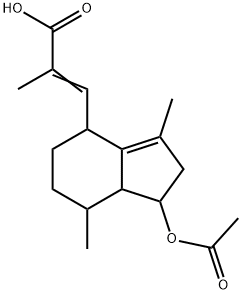 ACETOXYVALERENIC ACID, 81397-67-3, 结构式