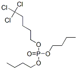 Phosphoric acid dibutyl 5,5,5-trichloropentyl ester 结构式