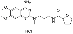 アルフゾシン·塩酸塩 化学構造式