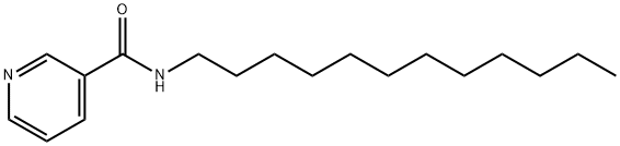 N-dodecylpyridine-3-carboxamide Struktur