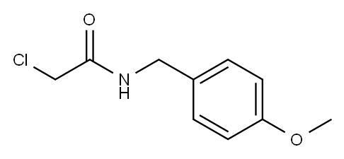 2-CHLORO-N-(4-METHOXYBENZYL)ACETAMIDE Struktur