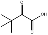 2-オキソ-3,3-ジメチルブタン酸 化学構造式