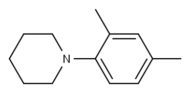 N-(2,4-Dimethylphenyl)piperidine Structure