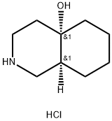 八氢异喹啉-4ALPHA-醇 结构式
