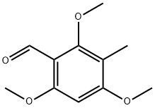 2,4,6-TRIMETHOXY-3-METHYLBENZALDEHYDE Structure
