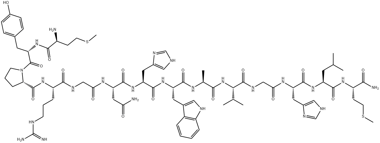 gastrin releasing peptide (14-27), 81608-29-9, 结构式