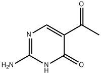 4(1H)-Pyrimidinone, 5-acetyl-2-amino- (9CI) 结构式