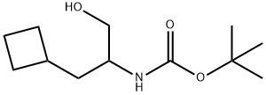 (1-环丁基-3-羟基丙-2-基)氨基甲酸叔丁酯, 816429-99-9, 结构式
