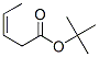 3-Pentenoic acid, 1,1-dimethylethyl ester, (Z)- 结构式