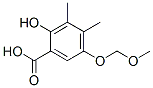 Benzoic acid, 2-hydroxy-5-(methoxymethoxy)-3,4-dimethyl- (9CI) Structure