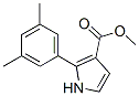 1H-Pyrrole-3-carboxylicacid,2-(3,5-dimethylphenyl)-,methylester(9CI) Structure