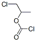 Chloroformic acid 2-chloro-1-methylethyl ester Struktur