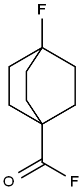 Bicyclo[2.2.2]octane-1-carbonyl fluoride, 4-fluoro- (9CI) Structure