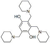 2,3,5-tris(piperidinomethyl)hydroquinone Structure