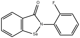 2-(2-Fluorophenyl)-1,2-benzisoselenazol-3(2H)-one Structure