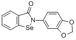1,2-Benzisoselenazol-3(2H)-one, 2-(1,3-benxodioxol-5-yl)- Structure