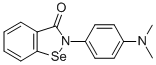 1,2-Benzisoselenazol-3(2H)-one, 2-(4-(dimethylamino)phenyl)- Structure