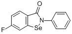 6-Fluoro-2-phenyl-1,2-benzisoselenazol-3(2H)-one Structure