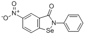 1,2-Benzisoselenazol-3(2H)-one, 5-nitro-2-phenyl- Structure