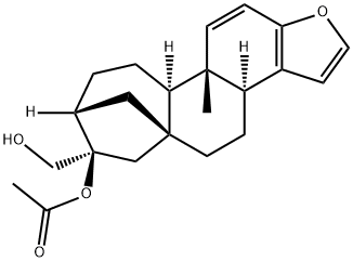 酢酸カーベオール 化学構造式