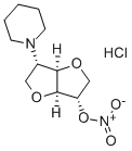 L-Iditol, 1,4:3,6-dianhydro-2-deoxy-2-(1-piperidinyl)-, 5-nitrate, mon ohydrochloride Structure