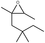 2-(2,2-dimethylbutyl)-2,3-dimethyloxirane Struktur