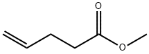 4-ペンテン酸メチル 化学構造式