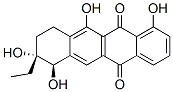 (7R,8R)-8-Ethyl-7,8,9,10-tetrahydro-1,7,8,11-tetrahydroxy-5,12-naphthacenedione Structure