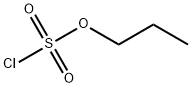 Chlorosulfuric acid propyl ester Struktur
