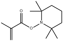 Piperidine, 2,2,6,6-tetramethyl-1-[(2-methyl-1-oxo-2-propenyl)oxy]- (9CI) Structure