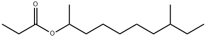 1,7-二甲基壬醇丙酸酯, 81931-28-4, 结构式