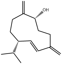 4(15),5,10(14)-Germacratrien-1-ol Struktur