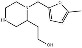 2-Piperazineethanol,1-[(5-methyl-2-furanyl)methyl]-(9CI)|