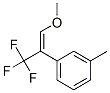 Benzene, 1-[(1E)-2-methoxy-1-(trifluoromethyl)ethenyl]-3-methyl- (9CI) Structure